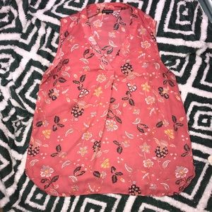 Adriana Papell floral pattern tank top